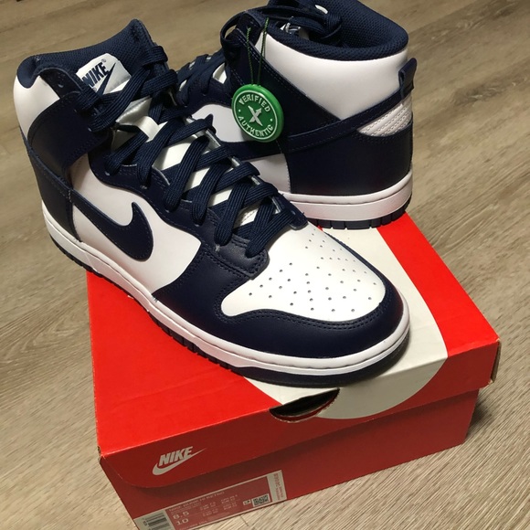 Nike Dunk High Championship Navy - Picture 3 of 5